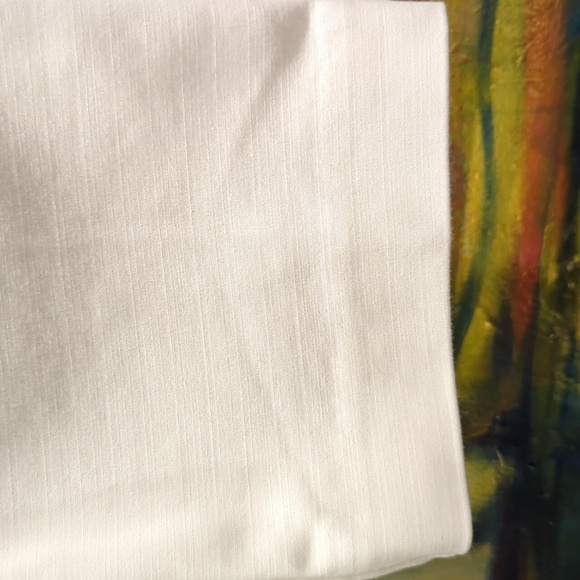 J. Jill white essential cotton stretch trousers size 10 - Picture 3 of 9